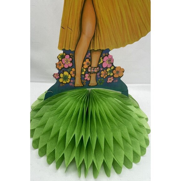 Vintage 1979 BEISTLE Hawaii Aloha Hula Girl Ukulele Die Cut Wall Hangings 14” - Picture 13 of 16